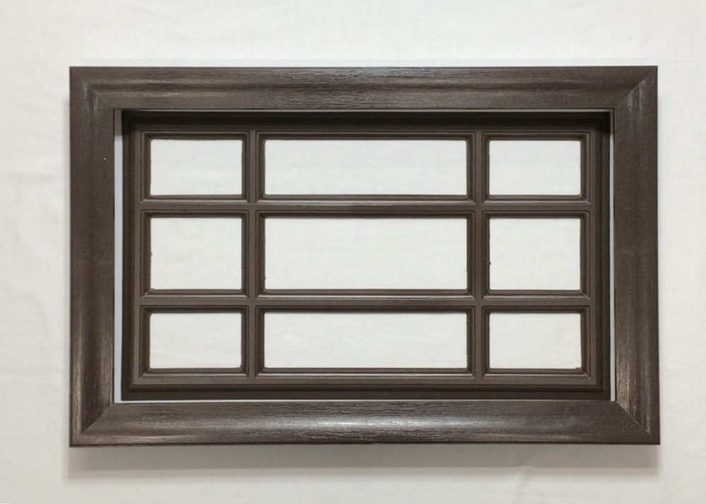Dark Brown Amarr Garage Door Window Kit Short Panel Frame Insert Glass Options