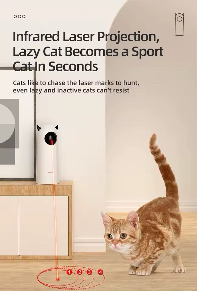 Automatic Cat Toy, LED Laser Cat Game