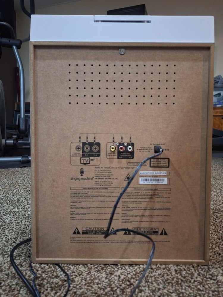 Karaoke Singing Machine with 9 CDs