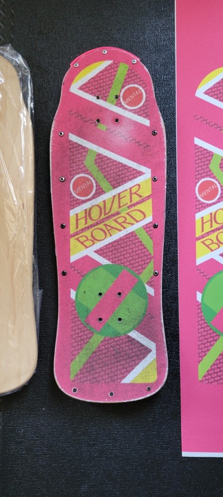 BTTF Hoverboard Custom Printed Skateboard + Griptape 7 Ply Tony Hawk Shape