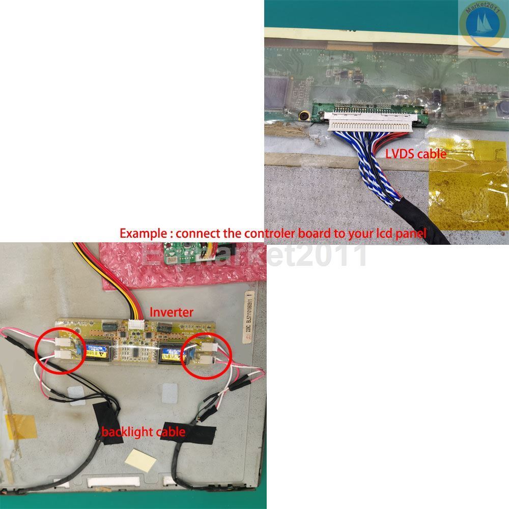 B156XW01 V0 V1 V2 DP VGA LCD Driver Controller Board Kit HD-MI