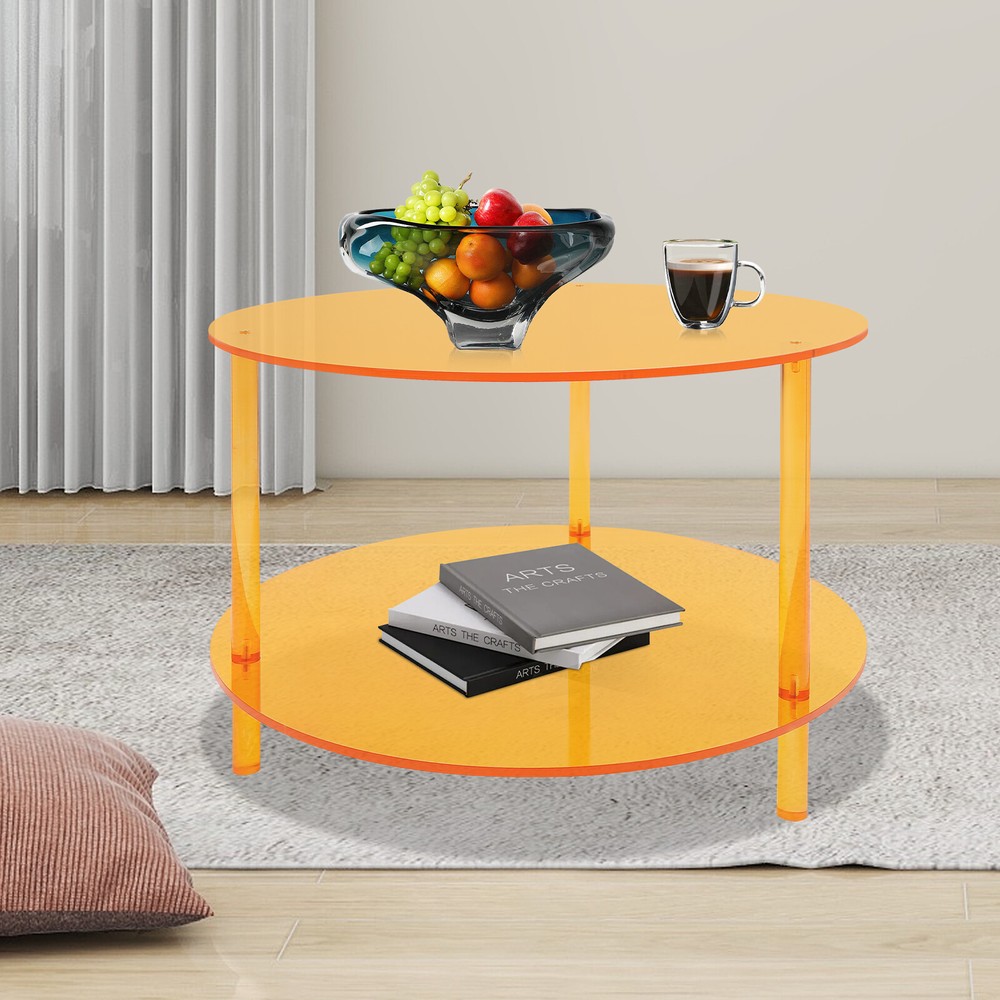 Acrylic Coffee Table, Modern Coffee Table, 2-tier Coffee Table?