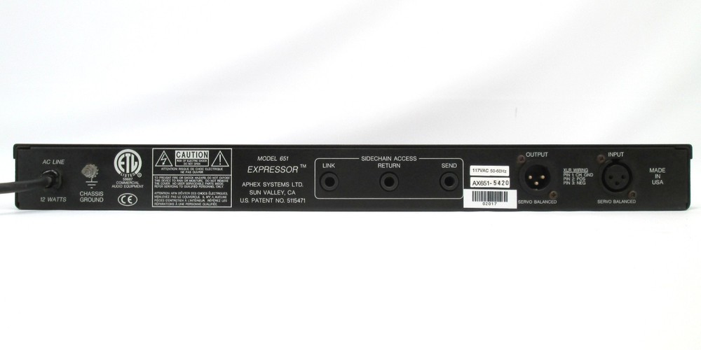 Aphex Expressor Model 651 Rackmount Compressor/Limiter