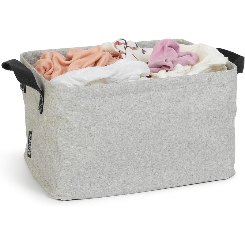 Collapsible Laundry Basket Foldable Hamper Water Resistant Storage Soft Handles