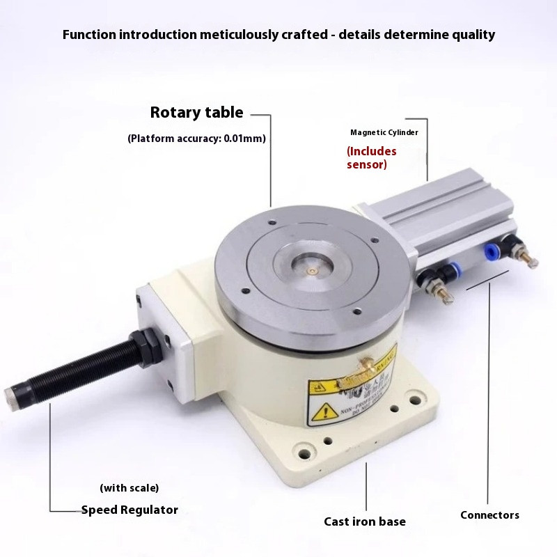Fully Automatic Pneumatic Indexer Rotary Table and Other Indexing Divider