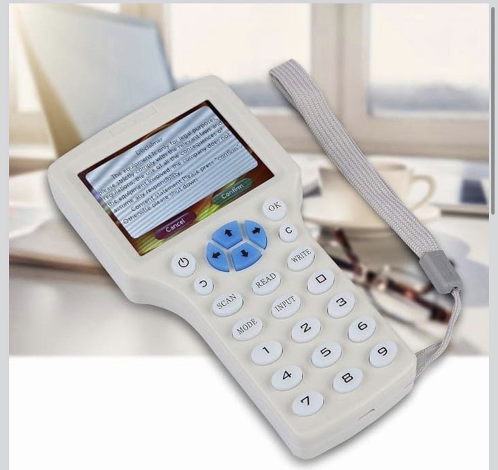 9 Frequency Handheld RFID Copier ID IC Reader Writer Duplicator NFC 125 kHz