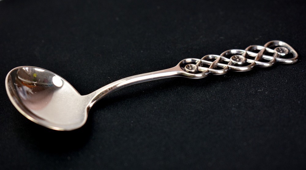 Norway Celt David Andersen Serving Spoon 830S Silver Ringebu Berry