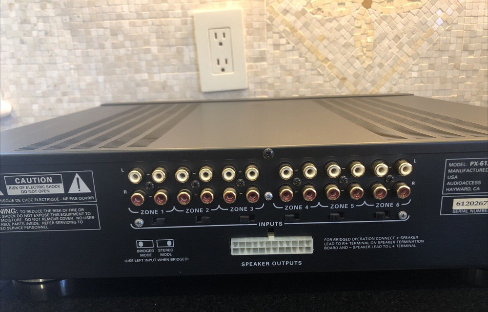 Audio access PX-612 Multi Room Amplifier perfect working condition