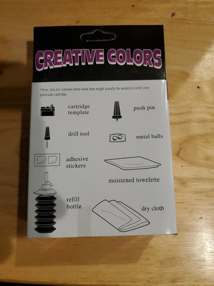 Creative Colors Refill Kit Black