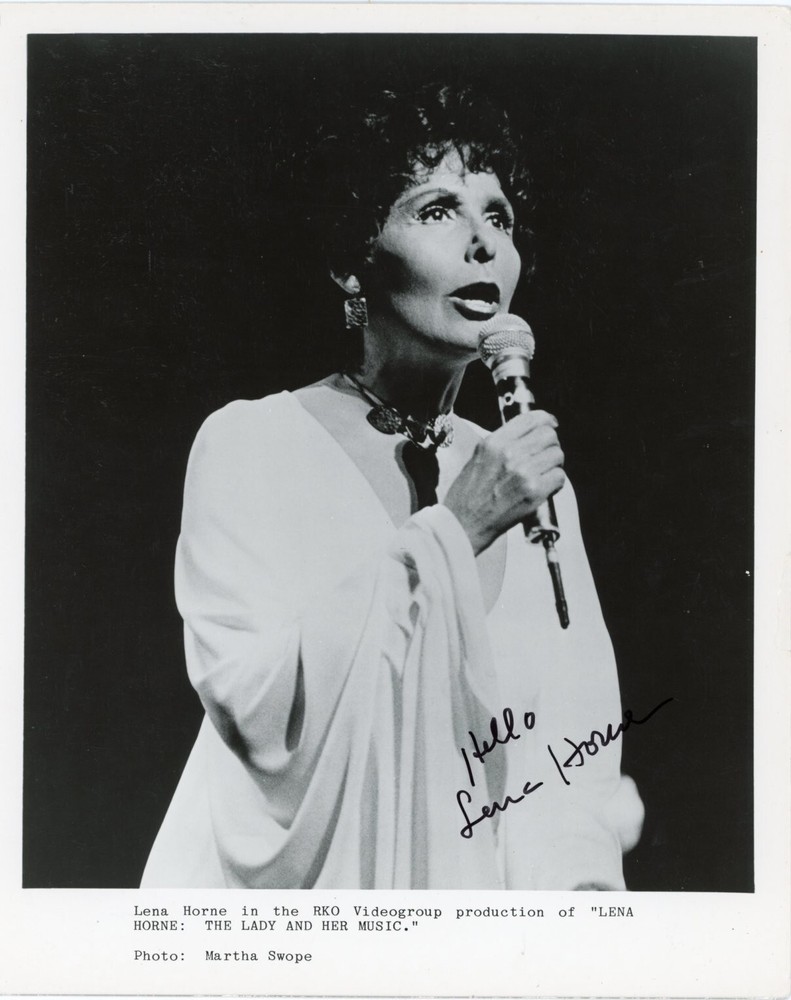 Lena Horne- Signed Photograph