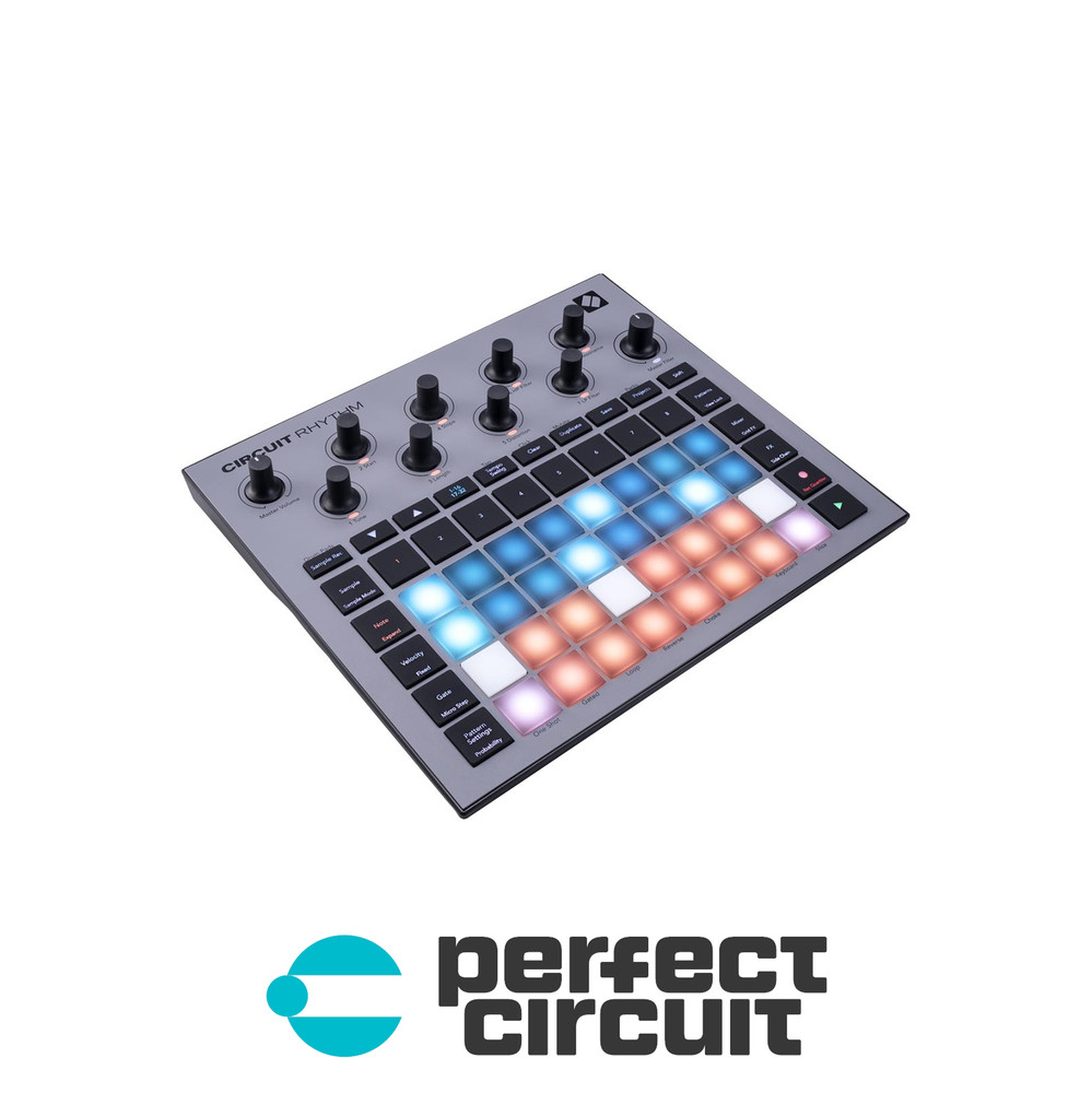 Novation Circuit Rhythm Sample-Based Drum Machine SAMPLER DEMO PERFECT CIRCUIT