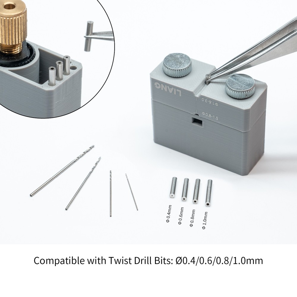 LIANG 0231 Military Model Modification Tool - Round Rod Vertical Drill Guide