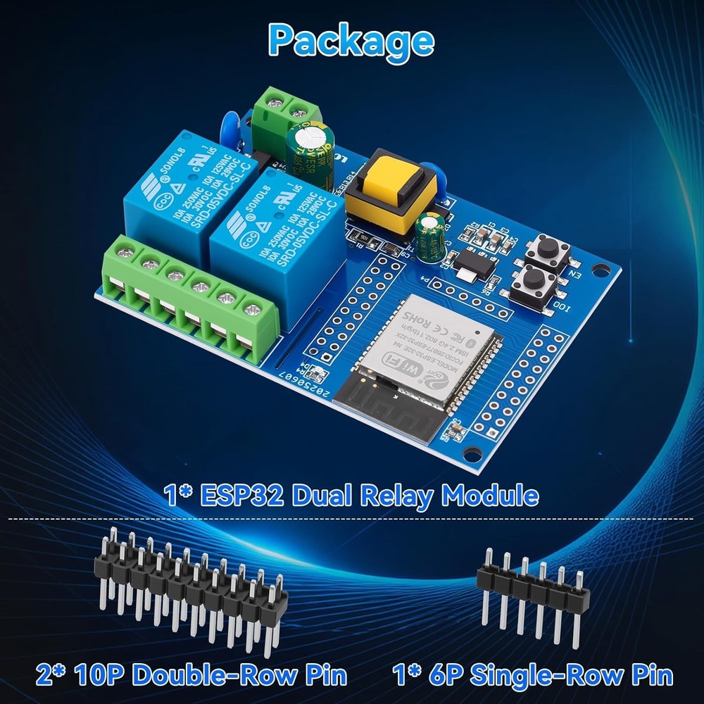 ESP32 ESP32-WM Development Board 2channel WIFI Relay Module DC 5-30V