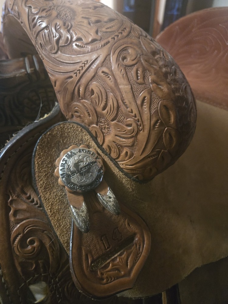 A Beautiful MARTHA JOSEY BARREL SADDLE