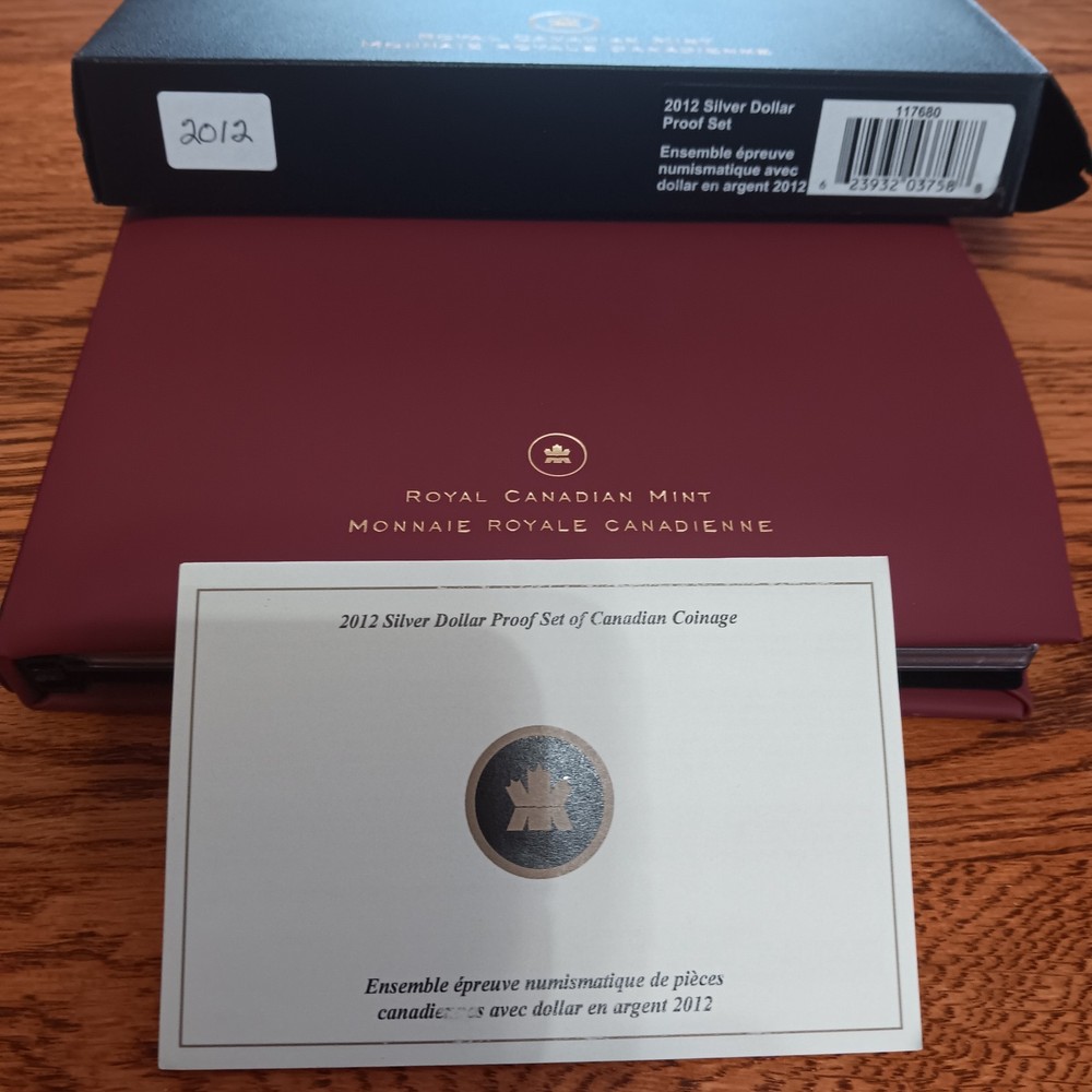2012 Canadian Silver Dollar Proof Set