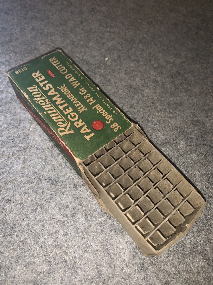 Rare Vintage Remington Targetmaster 38 Special Empty Ammo Box