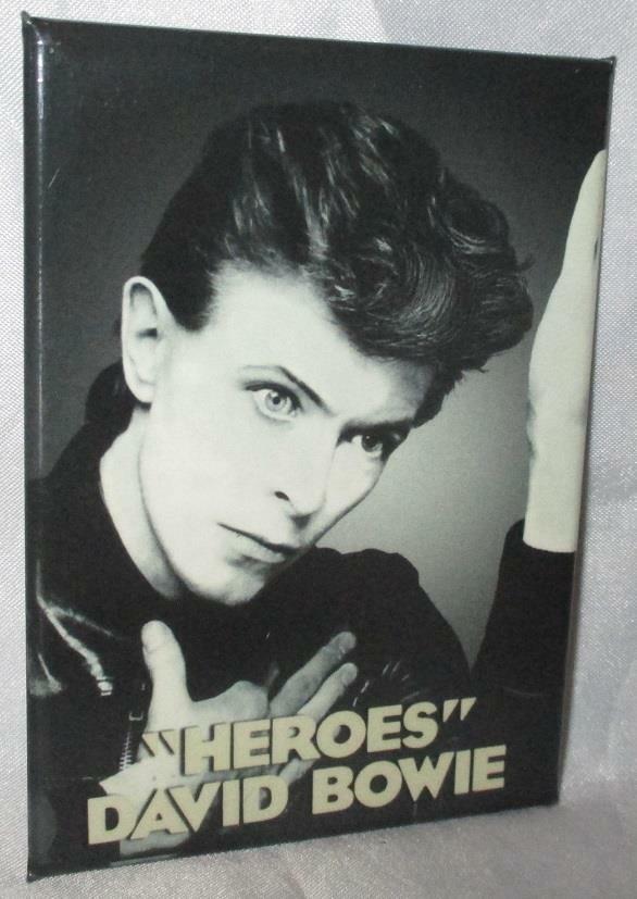 David Bowie Heroes Fridge Magnet Rock New