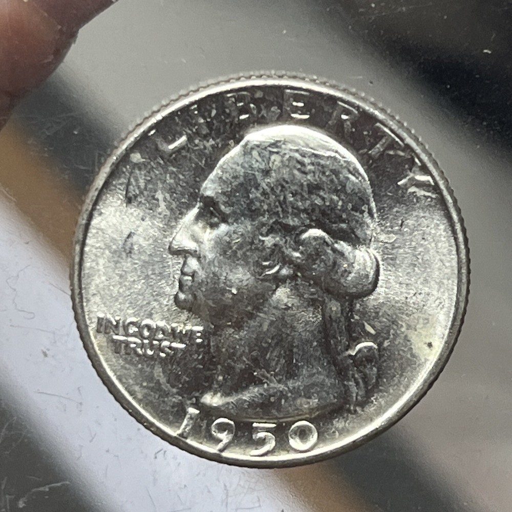 1950 Washington Quarter Blazing Gem BU+ B11