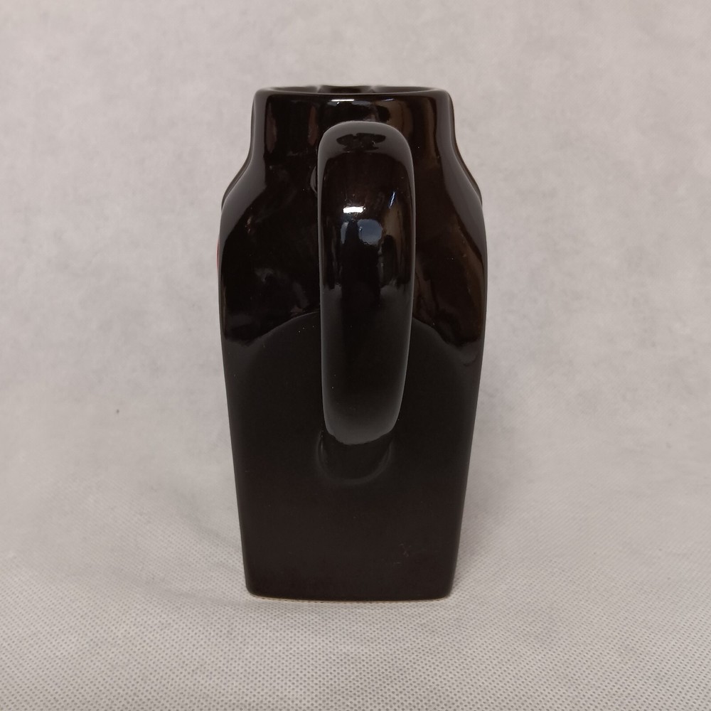Advertising Mumm VSOP Cognac Water Pitcher Black Ceramic