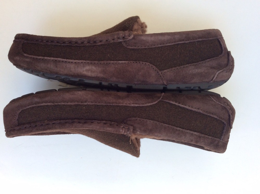 UGG Australia Ascot Wool Slippers Brown 3233 Size 8