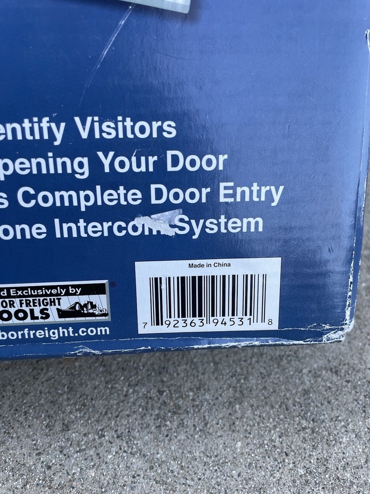 Bunker Hill Door Entry Videophone Security Intercom System Item 94531 NEW