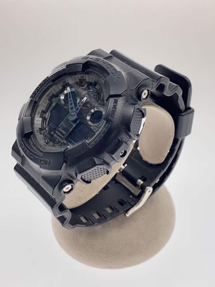 CASIO Quartz Watch G SHOCK Digital Analog Rubber BLK BLK