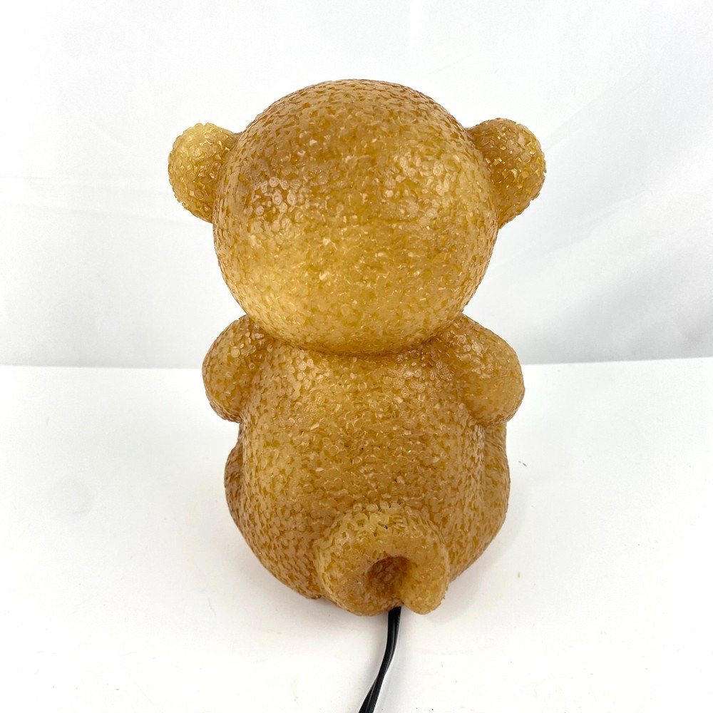 Melted Plastic Popcorn Smiling Monkey Night Light Lamp Vintage Rare 8" Works