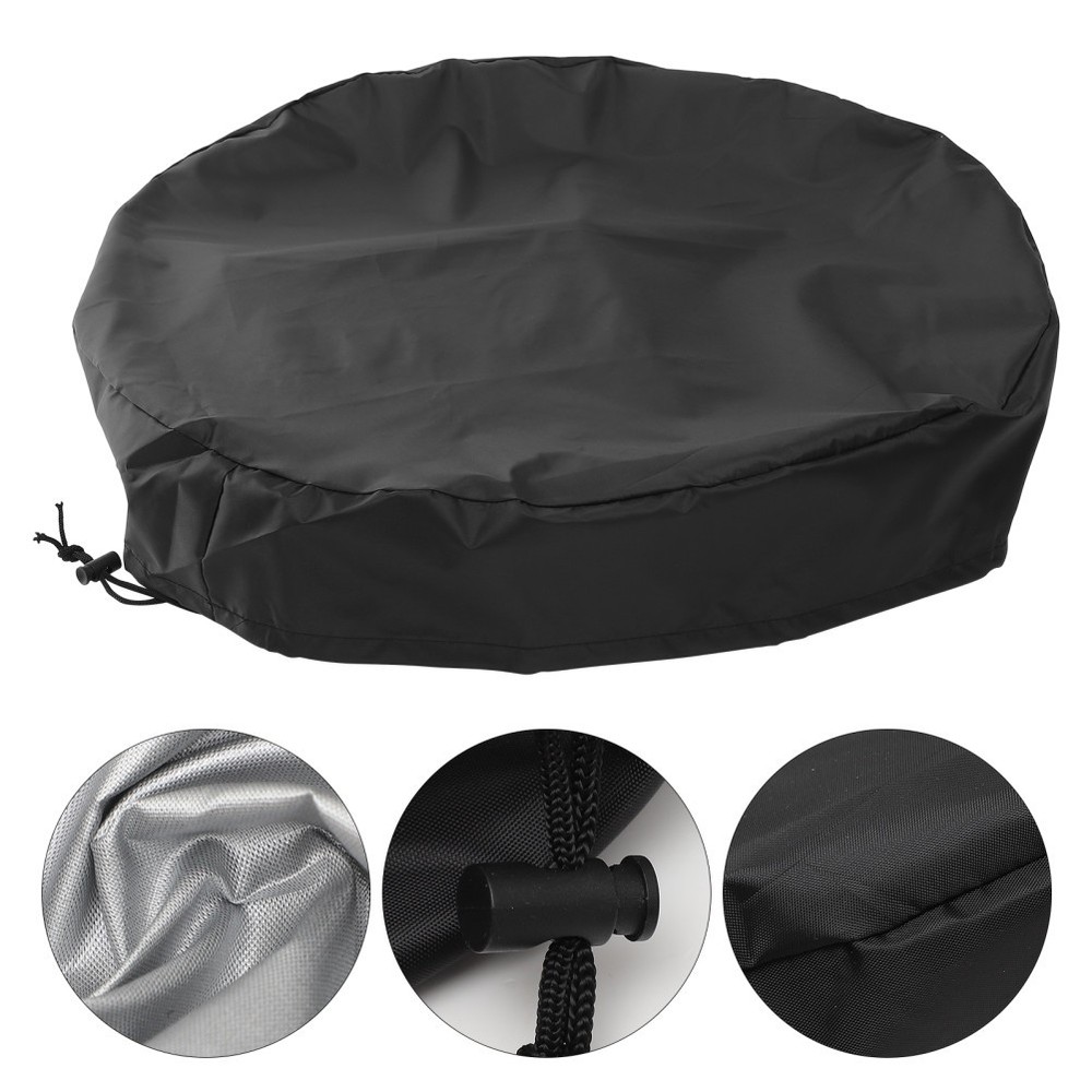 2 PCS Lawn Mower Cover Waterproof Heavy Duty Top Protector
