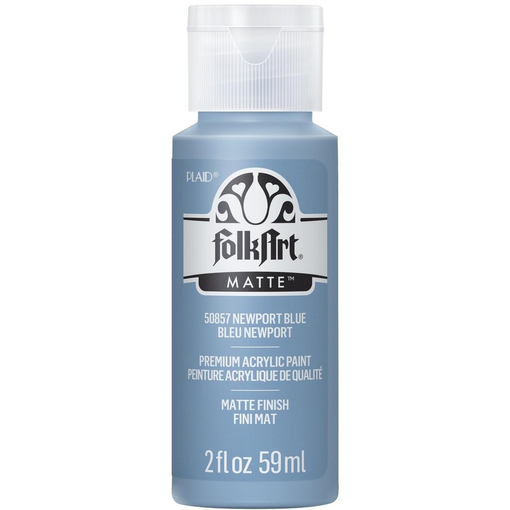 FolkArt Acrylic Paint 2oz-Newport Blue