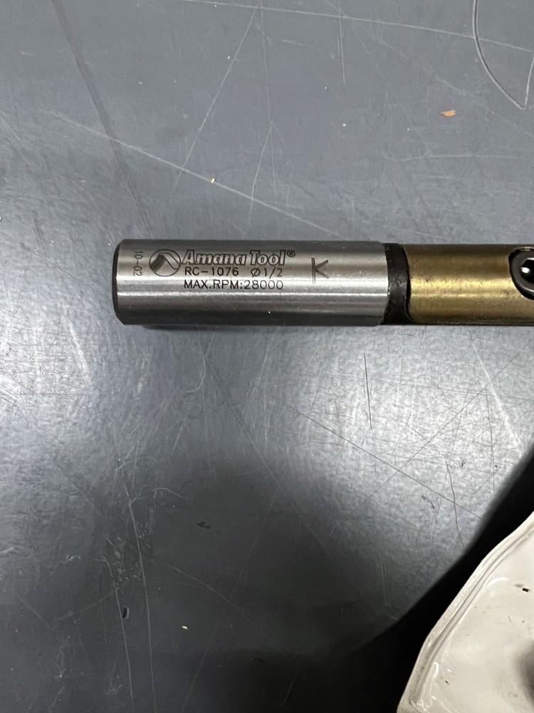 Amana Tool Groove Insert Engraving Set