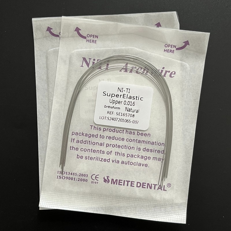 10Pcs Dental Ortho Niti Super Elastic Ovoid/Natural Rectangular/Round Arch Wire