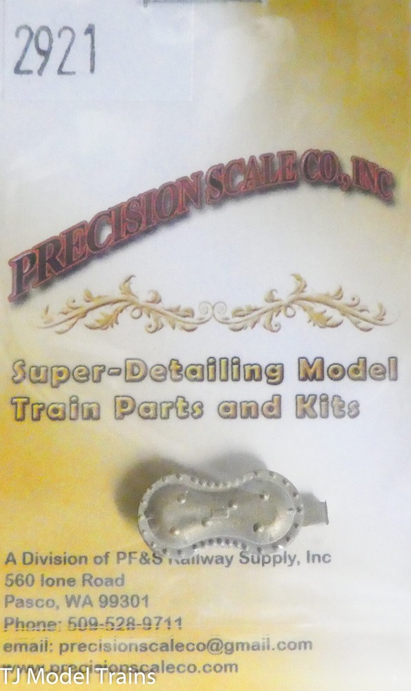 Precision Scale HO #2921 Feed Water Top, High Elesco, Coil Type (Brass Casting)