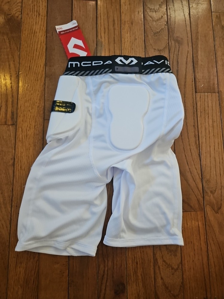McDavid Padded Compression Shorts Pads Hip Tailbone Thigh Padding Youth Medium