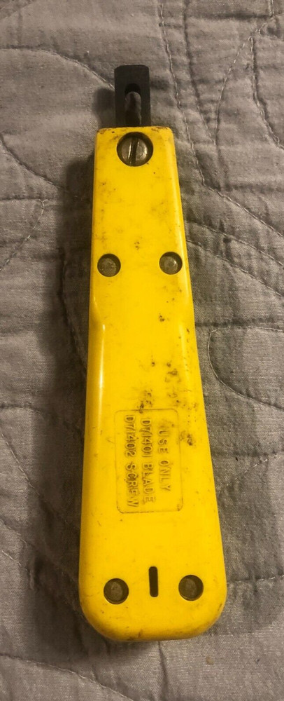 DRACON D714 PUNCH DOWN IMPACT TOOL HARRIS SPRING LOADED REVERSIBLE BLADE