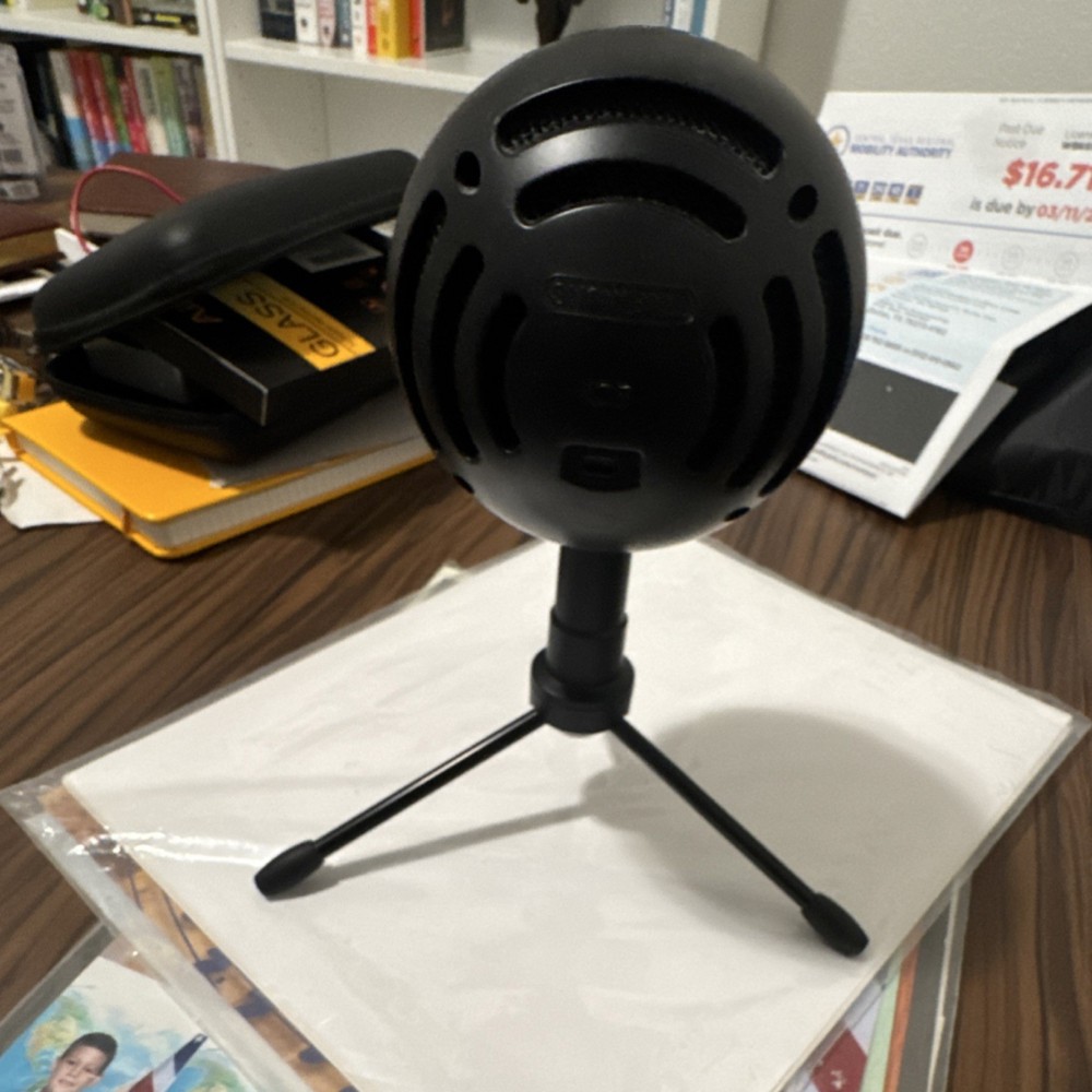 Blue Snowball iCE USB Microphone Black with Adjustable Stand Cardioid