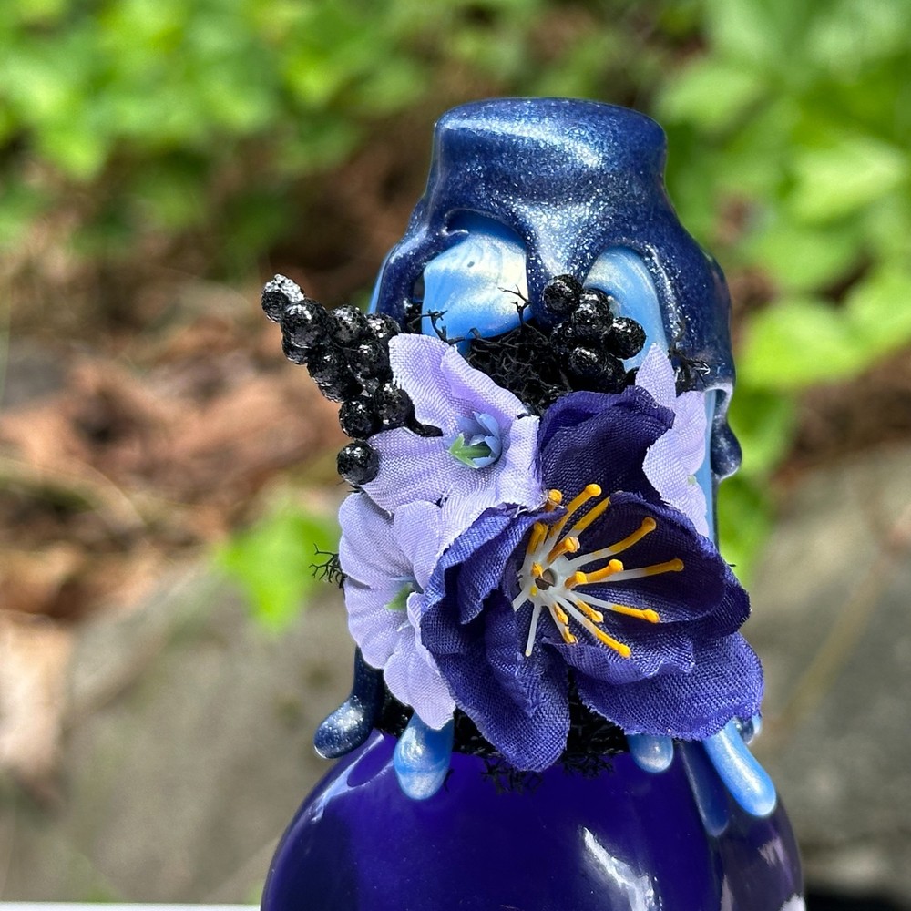 Night Bloom Elixir Decorative Color Changing Potion Bottle Fantasy Decor
