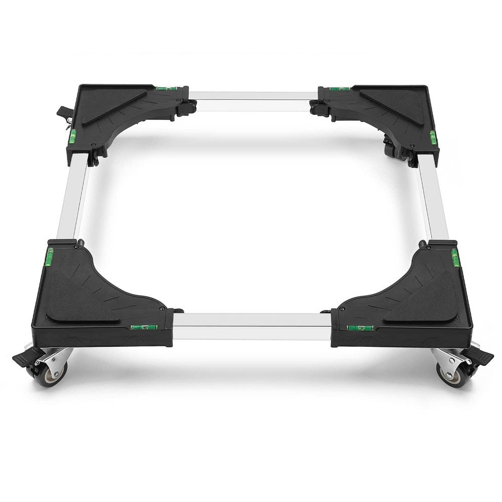 Adjustable Mini Fridge Stand Mobile Roller with Locking Wheels for Appliances