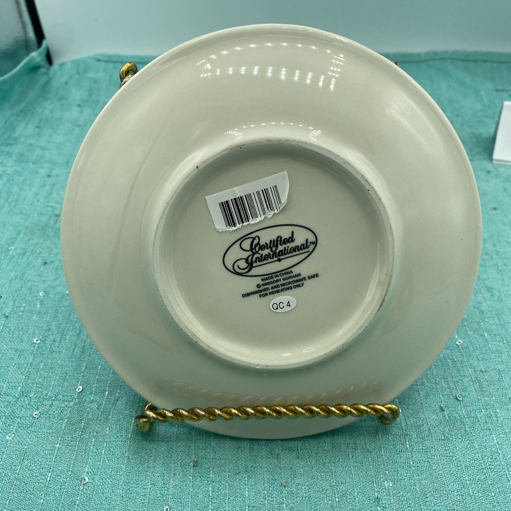 Certified International 6" Small Parmesan Plate Multicolored