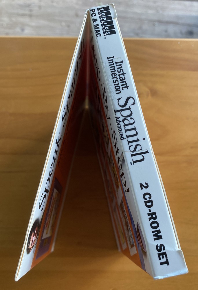 Instant Immersion - Spanish Advanced 2 CD-ROM Set WIN/MAC Topics Ent. New.