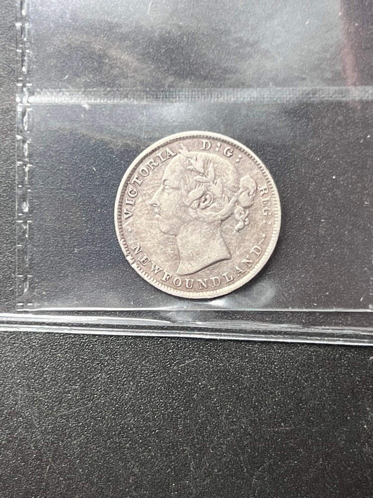 1896 NFLD 20 cent Graded ICCS VF-20