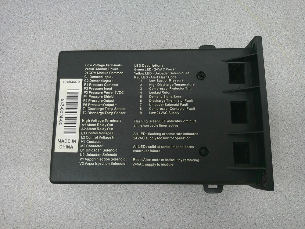 COPELAND SCROLL DIGITAL COMPRESSOR CONTROLLER 543-0024-00