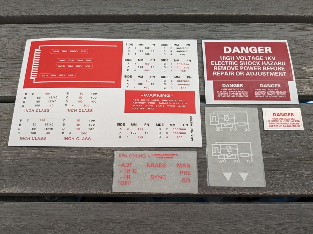 Ghost Trap Labels & Dry Transfers - Ghostbusters