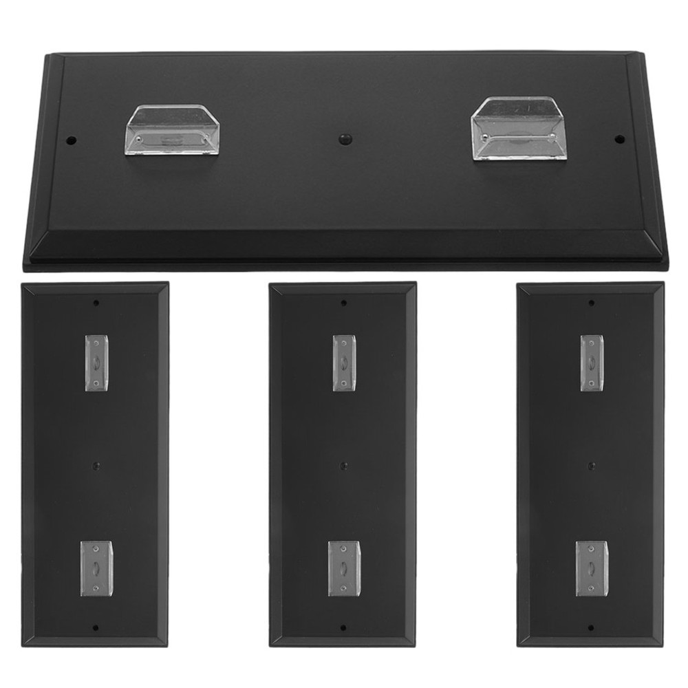 4 Pcs Motorcycle Model Storage Rack Plastic Base for Models Display Stand
