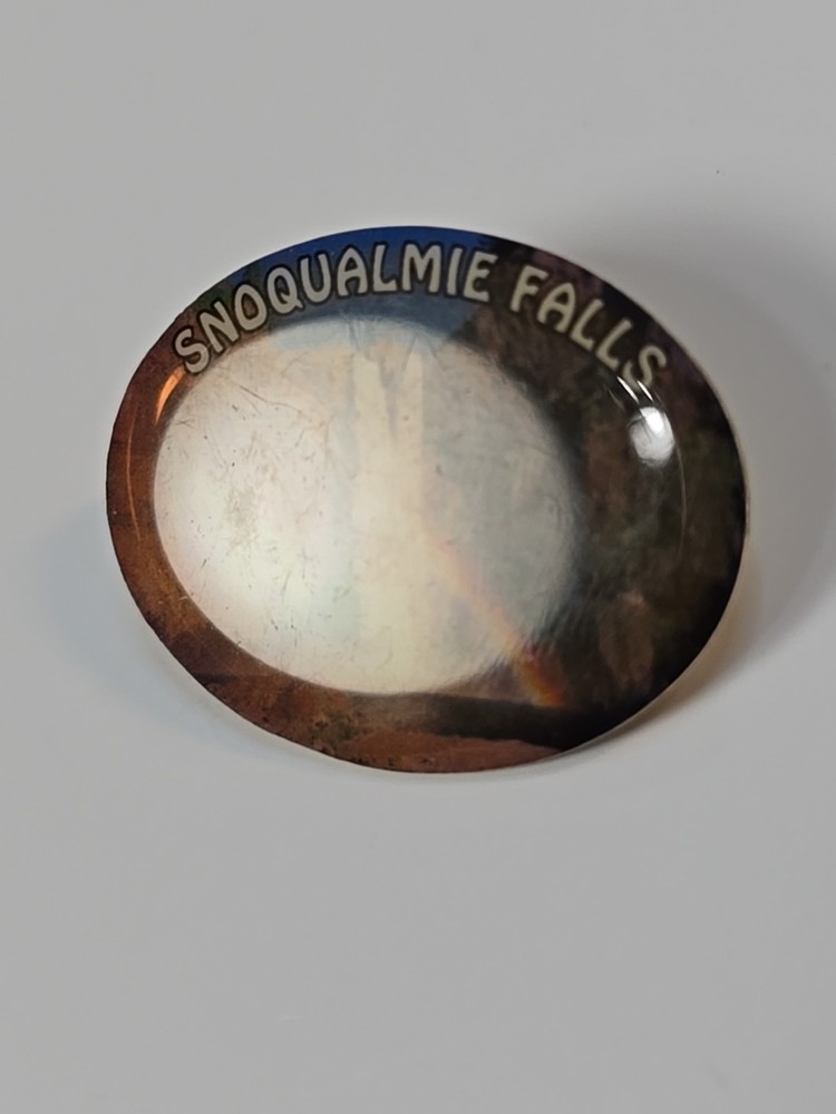Snoqualmie Falls Washington State Souvenir Lapel Pin