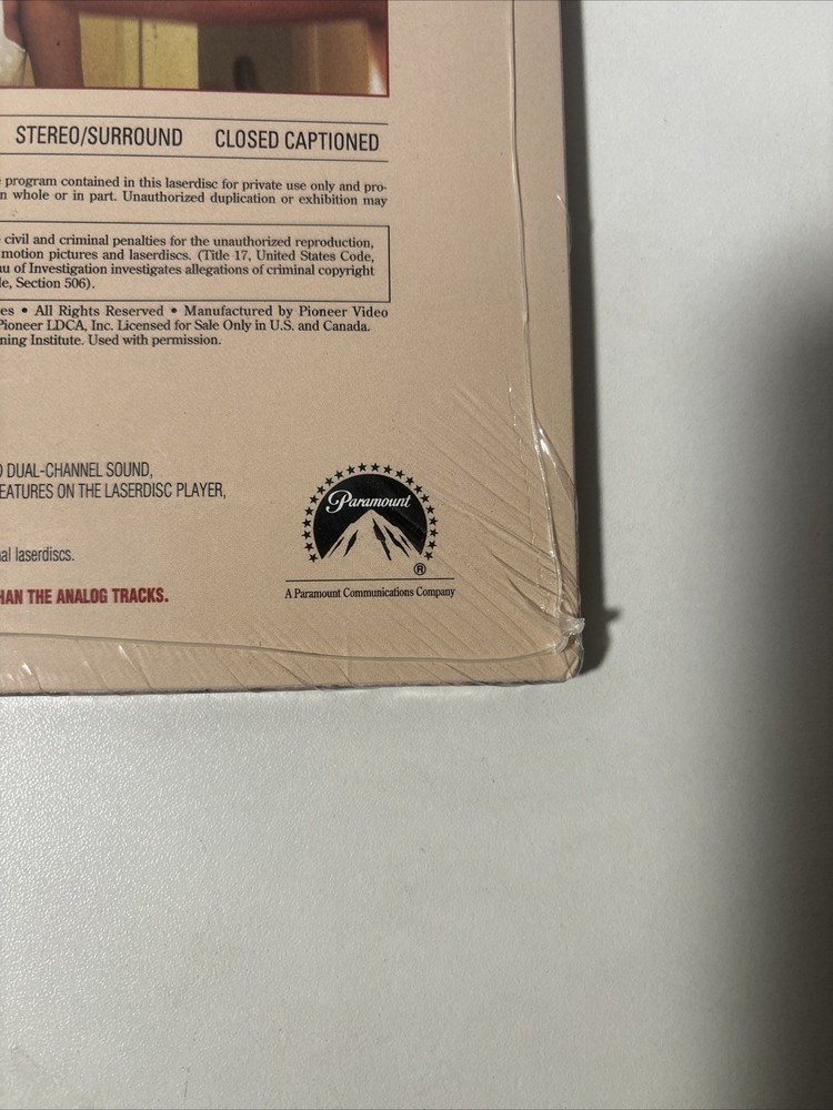 Flesh and Bone (Laserdisc, 1994)