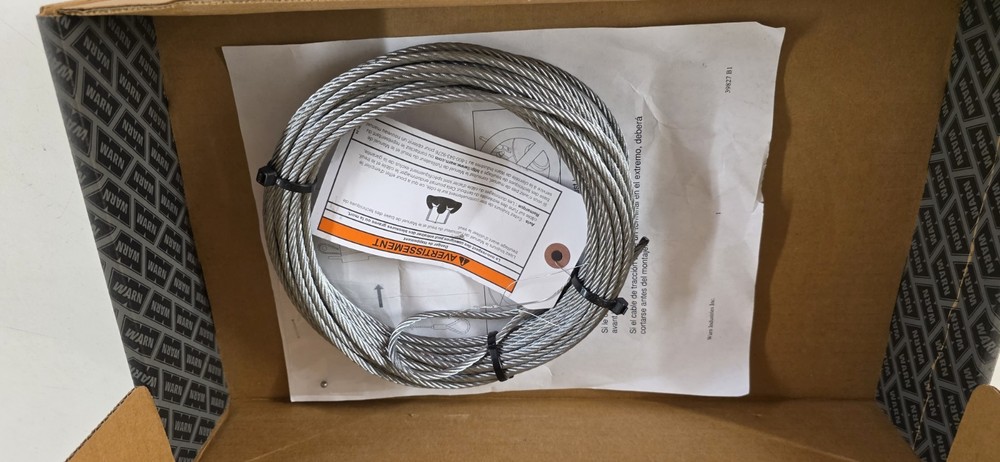 WARN Utility 69336 Replacement Wire Rope For 1,700-Lb. Winch 5/32"X50'