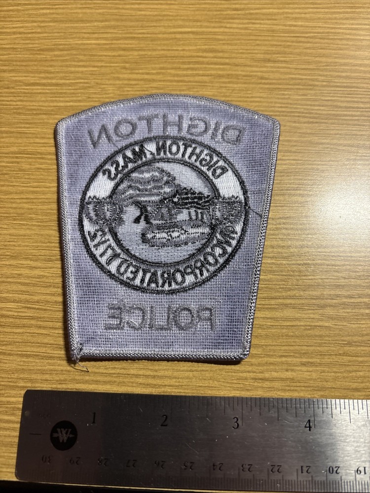 Dighton Massachusetts Police Patch Subdued
