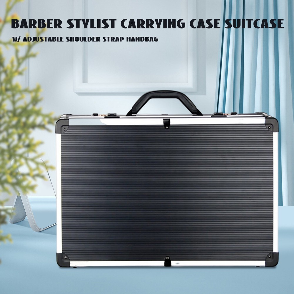 Barber Stylist Suitcase, Carrying Case, For Clippers Trimmers Scissors Tool Box