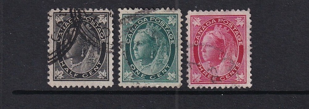 Canada Used Stamps Sc#66-67,69