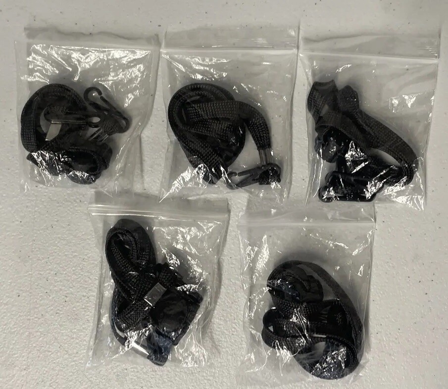 5 pack Adjustable Flat Lanyard Face Mask Extender Ear Savers Strap Holder Strap